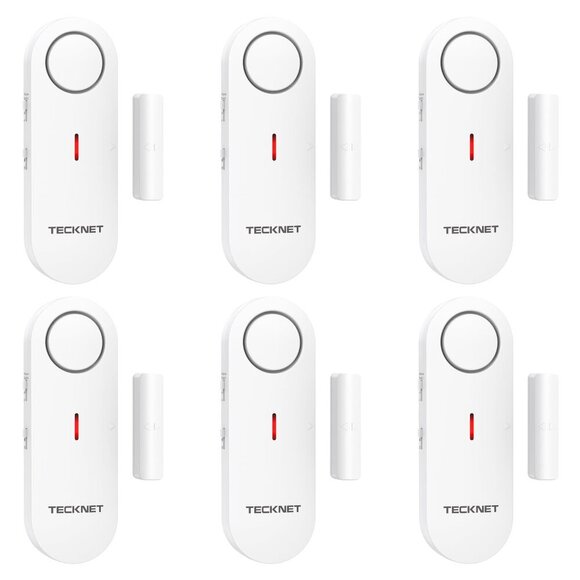 Other - Door & Window Alarms 6-Pack – Safety Alarm & Chime, Adjustable Volume